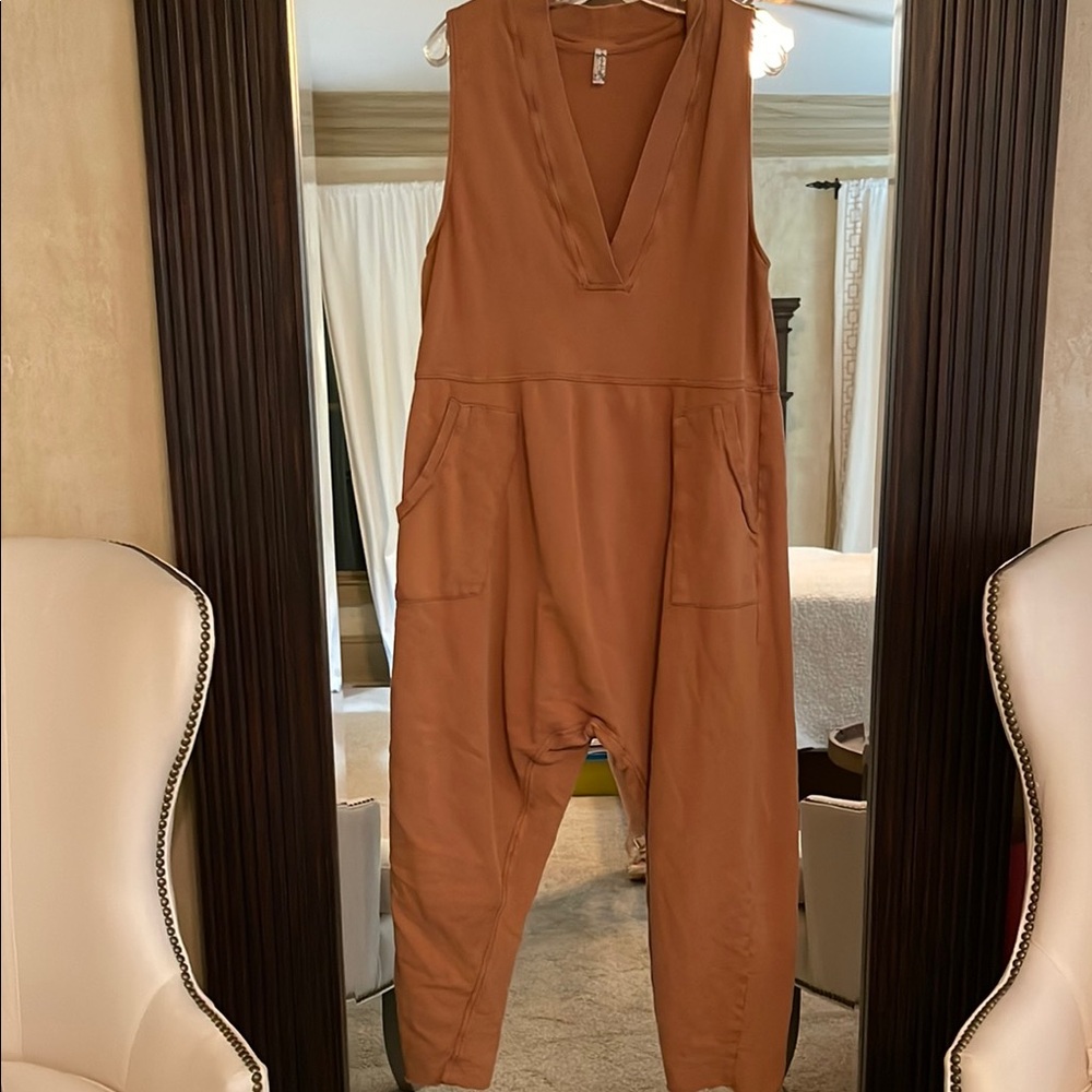 Women's Tan Jumpsuit